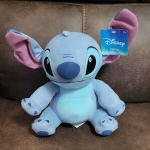 Disney Stitch Plush with Blue and Purple Accents